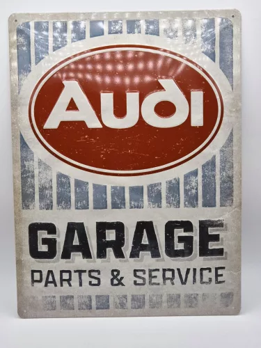 Audi Garage - fémplakát  fém tábla (30x40cm)