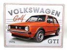 Volkswagen Golf GTI - fémplakát  fém tábla v