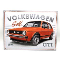 Volkswagen Golf GTI - fémplakát  fém tábla v