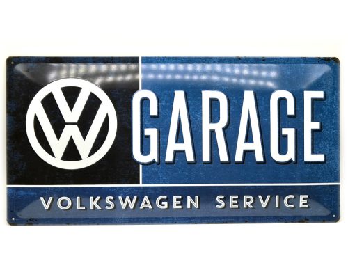Volkswagen Garage Service fémplakát  fém tábla (50x25cm)