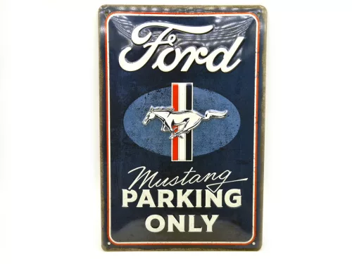 Ford Mustang Parking Only fémplakát  fém tábla (20x30 cm)