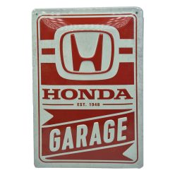 Honda Garage fémplakát  fém tábla (20x30 cm)
