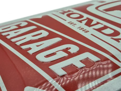 Honda Garage fémplakát  fém tábla (20x30 cm)