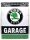 Skoda Garage - fémplakát  fém tábla (30x40cm)