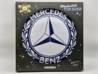 Mercedes fém kör tábla - fémplakát  fém (35cm)