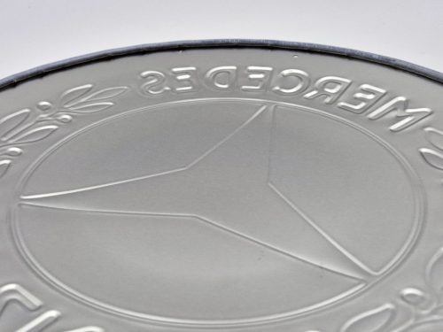 Mercedes fém kör tábla - fémplakát  fém (35cm)