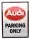 Audi Parking Only - fémplakát  fém tábla (30x40cm)