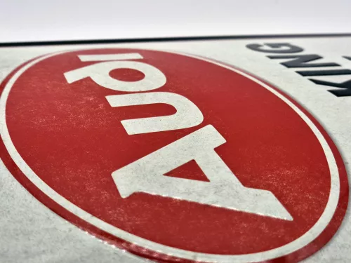 Audi Parking Only - fémplakát  fém tábla (30x40cm)