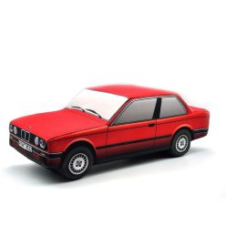 BMW E30 coupe plüss autó - piros