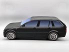 BMW E46 touring plüss autó - fekete