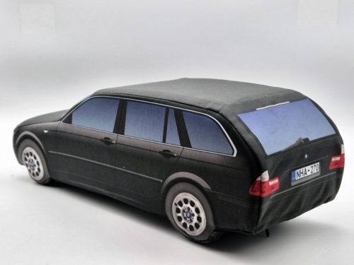 BMW E46 touring plüss autó - fekete