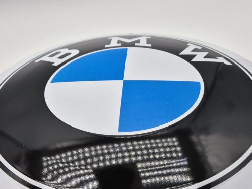 BMW fém kör tábla - fémplakát  fém (35cm)