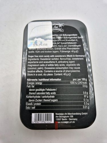 BMW M Power - fém cukorkás doboz fémdoboz (40g)