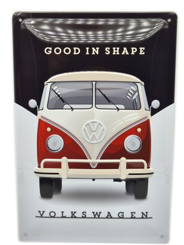 Volkswagen - Good in shape -  fémplakát fém tábla (20x30 cm)
