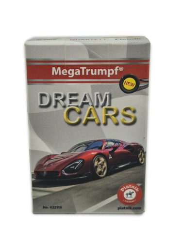 Dream Cars - álomautók - autós kvartett kártya autóskártya
