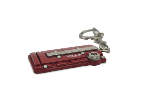 JDM Honda B16 VTEC szelefedél motorburkolat - piros - kulcstartó kulcs tartó