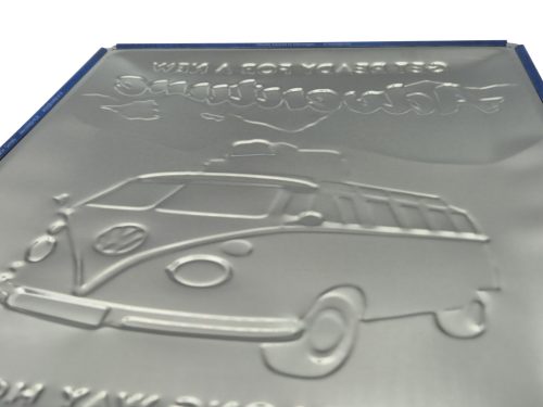 Volkswagen VW T1 Transporter - Get ready for a new Adventure - fémplakát  fém tábla (30x40cm)