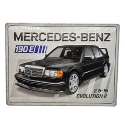   Mercedes - Benz 190E Evolution II / EVO II - 2.5L 16V - fémplakát fém tábla (40x30cm)