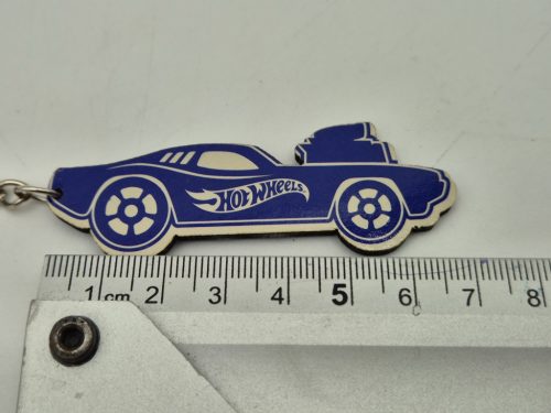 Hot Wheels - kék izomautó kulcstartó