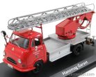 HANOMAG  GARANT FIRE ENGINE WITH SCALA - FW DREHLEITER  RED SILVER