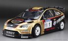 FORD ENGLAND  FOCUS RS WRC08 N 1 WINNER RALLY WYEDEAN FOREST 2015 PAUL BIRD - ALED DAVIES  BLACK GOLD