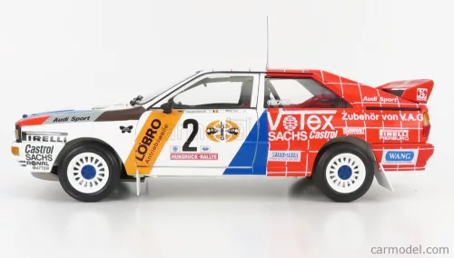 AUDI  QUATTRO A1 N 2 WINNER RALLY INTERNATIONAL AVD/STH HUNSRUCK 1984 H.DEMUTH - W.LUX