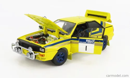 AUDI  QUATTRO (night version) N 1 WINNER RALLY HONG KONG-BEIJING 1986 S.BLOMQVIST - B.BERGLUND