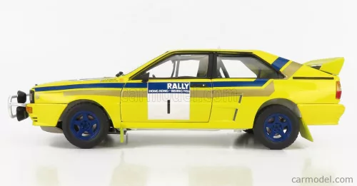 AUDI  QUATTRO (night version) N 1 WINNER RALLY HONG KONG-BEIJING 1986 S.BLOMQVIST - B.BERGLUND