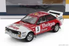 AUDI  QUATTRO A1 TEAM BELGA N 3 WINNER RALLY HASPENGOUW 1983 MARC DUEZ - WILLY LUX  RED WHITE
