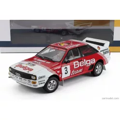   AUDI  QUATTRO A1 TEAM BELGA N 3 WINNER RALLY HASPENGOUW 1983 MARC DUEZ - WILLY LUX  RED WHITE
