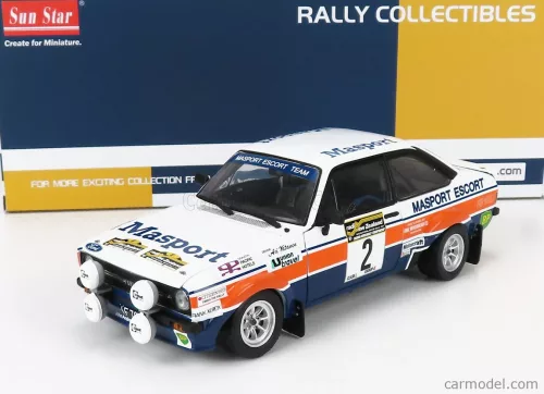 FORD ENGLAND  ESCORT RS1800 (night version) N 2 2nd RALLY SOUTH PACIFIC NEW ZEALAND 1977 A.VATANEN - J.SCOTT