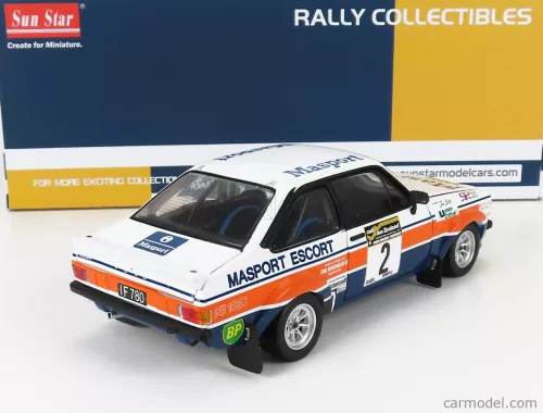 FORD ENGLAND  ESCORT RS1800 (night version) N 2 2nd RALLY SOUTH PACIFIC NEW ZEALAND 1977 A.VATANEN - J.SCOTT