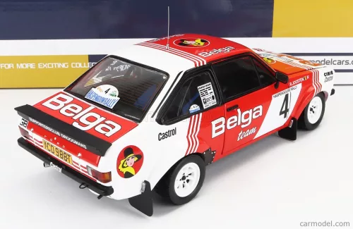 FORD ENGLAND  ESCORT RS 1800 (night version) n 4 4th RALLY LOTTO HASPENGOUW 1981 R.DROOGMANS - R.JOOSTEN