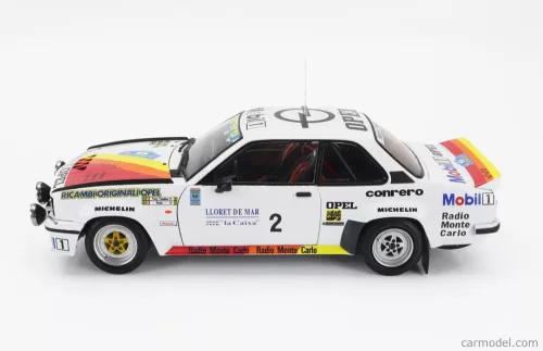 OPEL   ASCONA 400 RALLY (night version) N 2 WINNER RALLY COSTA BRAVA 1982 TONY FASSINA - RUDY   WHITE RED ORANGE