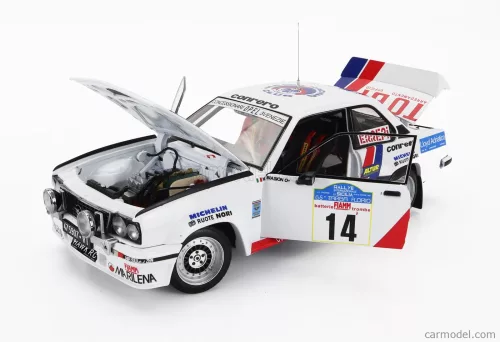 OPEL   ASCONA 400 RALLY N 14 RALLY TARGA FLORIO 1981 MIKI BIASION - TIZIANO SIVIERO   WHITE BLUE RED