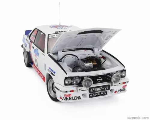 OPEL   ASCONA 400 RALLY N 14 RALLY TARGA FLORIO 1981 MIKI BIASION - TIZIANO SIVIERO   WHITE BLUE RED