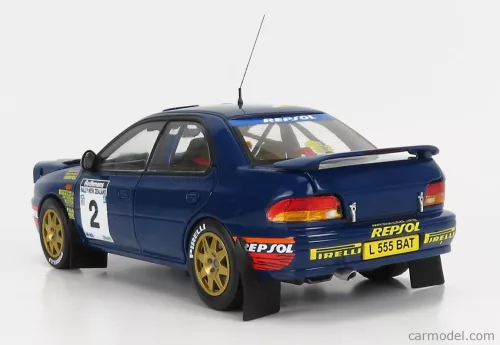 SUBARU  IMPREZA 555 (night version) N 2 WINNER RALLY NEW ZELAND 1994 C.McRAE - D.RINGER