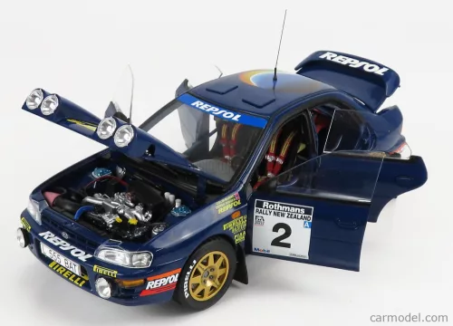 SUBARU  IMPREZA 555 (night version) N 2 WINNER RALLY NEW ZELAND 1994 C.McRAE - D.RINGER
