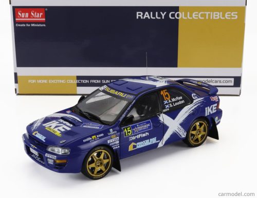 SUBARU  IMPREZA 555 N 15 RALLY MYTHICAL CARS 2023 ALISTER McRAE - STUART LOUDON LOGIMAN  BLUE WHITE