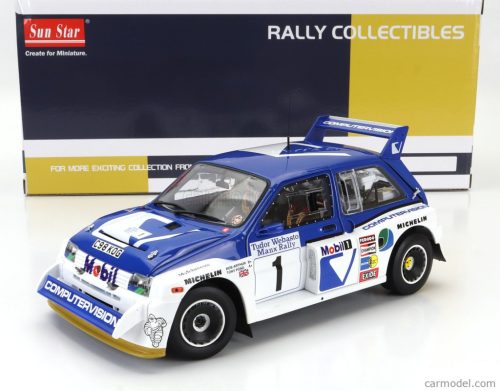 AUSTIN  MG METRO 6R4 N 1 WINNER RALLY MANX INTERNATIONAL 1986 T.POND - R.ARTHUR  BLUE WHITE