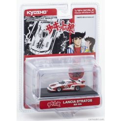   LANCIA  STRATOS TURBO Gr.5 N 10 1977 - THE CIRCUIT WOLF - BY SATOSHI IKEZAWA - MANGA MOVIE  WHITE RED