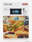 FIAT  NUOVA 500 2007 WITH BOOK - CON LIBRO  LIGHT BLUE