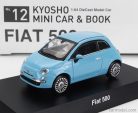 FIAT  NUOVA 500 2007 WITH BOOK - CON LIBRO  LIGHT BLUE
