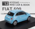 FIAT  NUOVA 500 2007 WITH BOOK - CON LIBRO  LIGHT BLUE