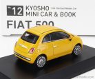 FIAT  NUOVA 500 2007 WITH BOOK - CON LIBRO  YELLOW