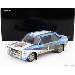   FIAT  131 ABARTH (dirty and night version) N 2 4th RALLY PIANCAVALLO 1981 ATTILIO BETTEGA - MAURIZIO PERISSINOT  WHITE 2 TONE BLUE