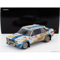   FIAT  131 ABARTH (dirty and night version) N 1 WINNER RALLY 1000 LAKES 1980 MARKKU ALEN - ILKKA KIVIMAKI  WHITE LIGHT BLUE