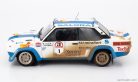 FIAT  131 ABARTH (dirty and night version) N 1 WINNER RALLY 1000 LAKES 1980 MARKKU ALEN - ILKKA KIVIMAKI  WHITE LIGHT BLUE