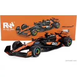   McLAREN  F1  MCL38 TEAM MCLAREN N 4 WINNER MIAMI GP 2024 FIRST F1 VICTORY LANDO NORRIS  ORANGE BLACK