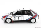 LANCIA  DELTA HF INTEGRALE 4WD TEAM LANCIA  N 4 WINNER RALLY 1000 LAKES 1987 MARKKU ALEN - ILKKA KIVIMAKI  WHITE RED BLUE